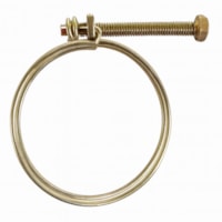 Abraçadeira Arame De Aço C/Parafuso 23x26mm 3/4Pol Abraçafix