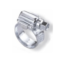 Abraçadeira Inox 1 pol P/Mangueira com 2 Parafusos - Bemfixa