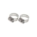 Abracadeira inox (F) 1.1/2 pol para mangueira c/2 Bemfixa