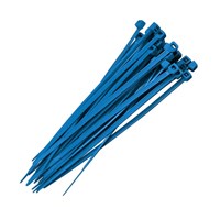 Abraçadeira Nylon Azul 300x7,6mm Frontec 100 UN