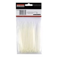 Abraçadeira Nylon Branca 200x3,6mm Starfer 100 unid