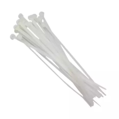 Abraçadeira Nylon Branca 400X7,6 C/50 Peças 1010824 Starfer
