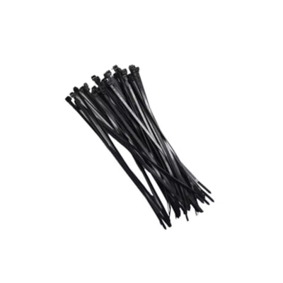 Abraçadeira nylon preto 150 x 2,5mm com 100 peças Starfer