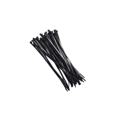 Abracadeira nylon preto 200 x 2,5mm com 100 peças Starfer