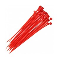 Abraçadeira Nylon Vermelho 300x7,6mm Frontec 100 UN