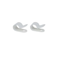 Abraçadeira P - Clip 11 Pvc D19,0mm 50pc branco Hellerman