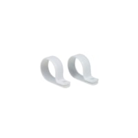 Abraçadeira P - Clip 11 Pvc D19,0mm 50pc branco Hellerman