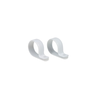 Abraçadeira P - Clip 11 Pvc D19,0mm 50pc branco Hellerman