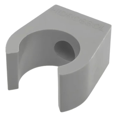 Abraçadeira Pvc P/Eletroduto 1/2Pol Cinza A2101 Hidrossol