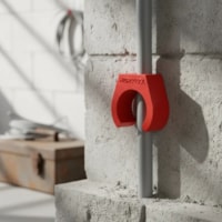 Abraçadeira Pvc P/Eletroduto 3/4Pol Vermelho A5002 Hidrossol