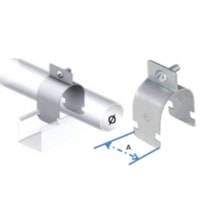 Abracadeira Tipo U P/Perfilado F 2 (50PC) - Aiédem