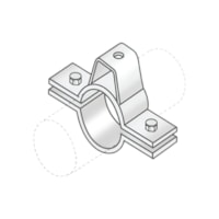 Abraçadeira União Horizontal e 3 (1 pç) Aiedem