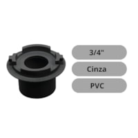 Adaptador Condulete Cinza (B) 3/4 pol – Hidrossol A2002