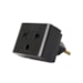 Adaptador Preto 10A 2P+T PB 690661 Pial Legrand