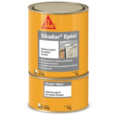 Adesivo Epóxi Sikadur MF (AB) 1KG - Sika