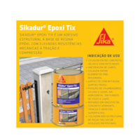 Adesivo Epoxi Tix Sikadur 1Kg 517139 - Sika