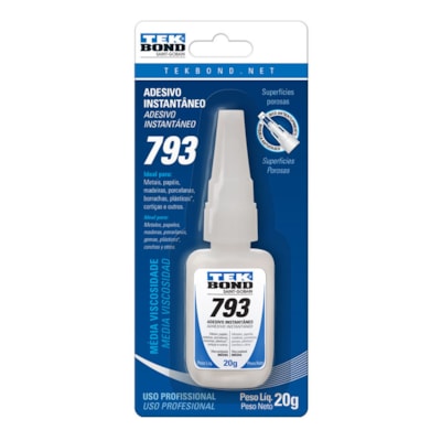 Adesivo Instantâneo 793 20g Tekbond 10571002804