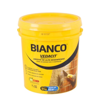 Aditivo Chapisco Impermeabilizante 18kg Br Bianco Vedacit