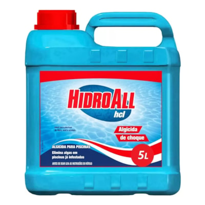 Algicida Choque Hcl 5 Litro Hidroall 1062palg