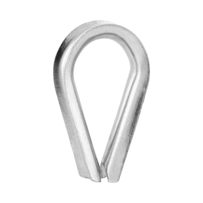 Anilha Sapatilha Para Cabo De Aço 1/8 Pol Com 2 Peças Vonder