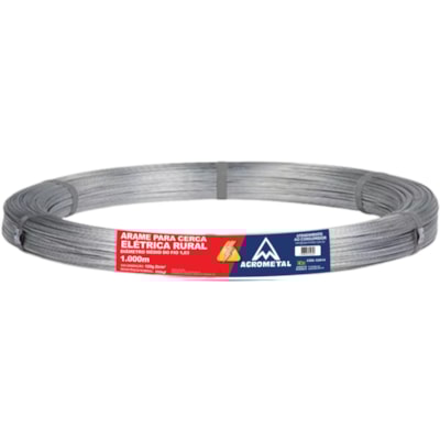 Arame Cerca Elétrica 1,83mm Fio 15 250kgf 1000m Agrometal