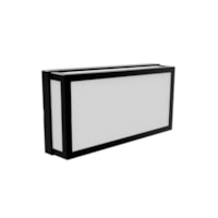Arandela Led 15W 6500K Preto Retangular - Taschibra