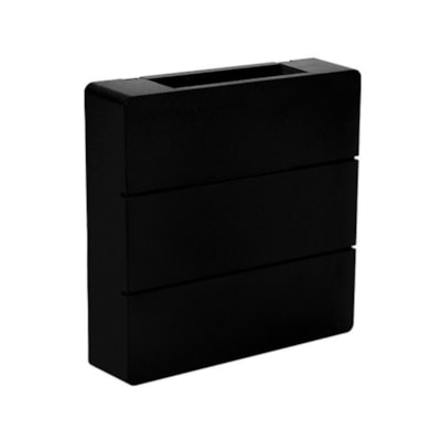 Arandela Led  6W 6500K Preto Pilar - Taschibra