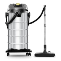 Aspirador Branco Aço Inox - NT40/1 220v 1700w 40L - Karcher