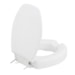 Assento Branco polietileno Elevado 7,5cm Com Tampa - Mebuki