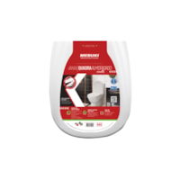 Assento Quadra almof. multi branco - Mebuki