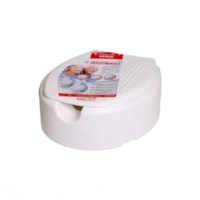 Assento Sanitário Oval Elevado 13,5 cm – Branco-Mebuki