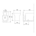 Bacia Convencional Branca Nexo 365x624x387mm - Roca