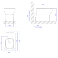 Bacia Convencional Branco Louça Sanitaria Jato Extra - Deca