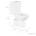 Bacia P/Caixa  Acoplada Vogue Plus Branco - Deca