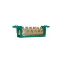 Barramento Terra 06 Terminal Verde Fix 70,0mm SBT6 Steck