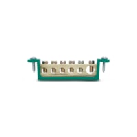 Barramento Terra 06 Terminal Verde Fix 70,0mm SBT6 Steck
