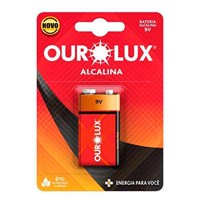 Bateria 9V Alcalina 27250 Ourolux