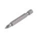 Bits phillips encaixe 1/4" nº 1 x 50 mm com 5 peças Vonder