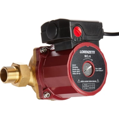 Bomba Circulação De Água Quente Bcl6 50L/Min 220V Lorenzetti