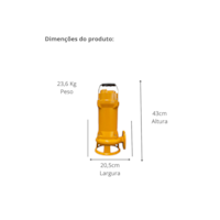 Bomba Submersivel TSBT 1,5Cv Trifasico 220V - Thebe