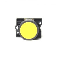Botão de Impulso Comando Normal Amarelo 22,5mm Steck