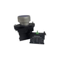 Botão sinal LED 24V 1NA  AZ 3SB6133-0DB50-1BA0 Siemens