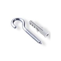 Bucha com gancho 06mm 4 peças Bemfixa
