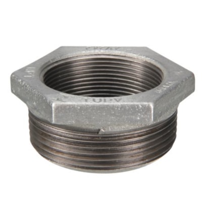 Bucha de Redução Galvanizada NPT (1) 3/4 x 1/2 - Tupy