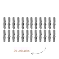 Bucha Nylon 04mm com 20 peças – Bemfixa 3000