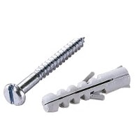 Bucha Nylon Com Parafuso Cabeça Panela 8 Mm Pacote Com 5 Peças - Bemfixa - Referência: 3104
