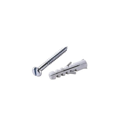 Bucha Nylon Com Parafuso Cabeça Panela 8 Mm Pacote Com 5 Peças - Bemfixa - Referência: 3104