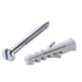 Bucha Nylon Com Parafuso Cabeça Panela 8 Mm Pacote Com 5 Peças - Bemfixa - Referência: 3104