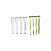 Bucha Oco C/Parafuso Chato Philips 06mm C/4 unidades Bemfixa