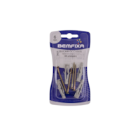 Bucha Oco C/Parafuso Chato Philips 06mm C/4 unidades Bemfixa